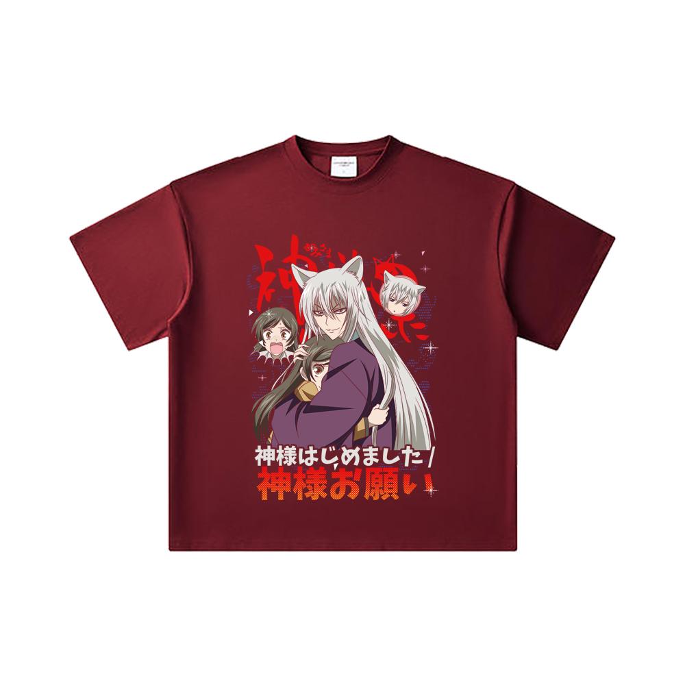 260 GSM Double Yarn 32 Count 100% Cotton Kamisama Kiss V1 Print Unisex Heavy Cotton T Shirt 2XL вина червоного кольору
260 GSM Double Yarn 32 Count 100% Cotton Kamisama Kiss V1 Print Unisex Heavy Cotton T Shirt 2XL вина червоного кольору