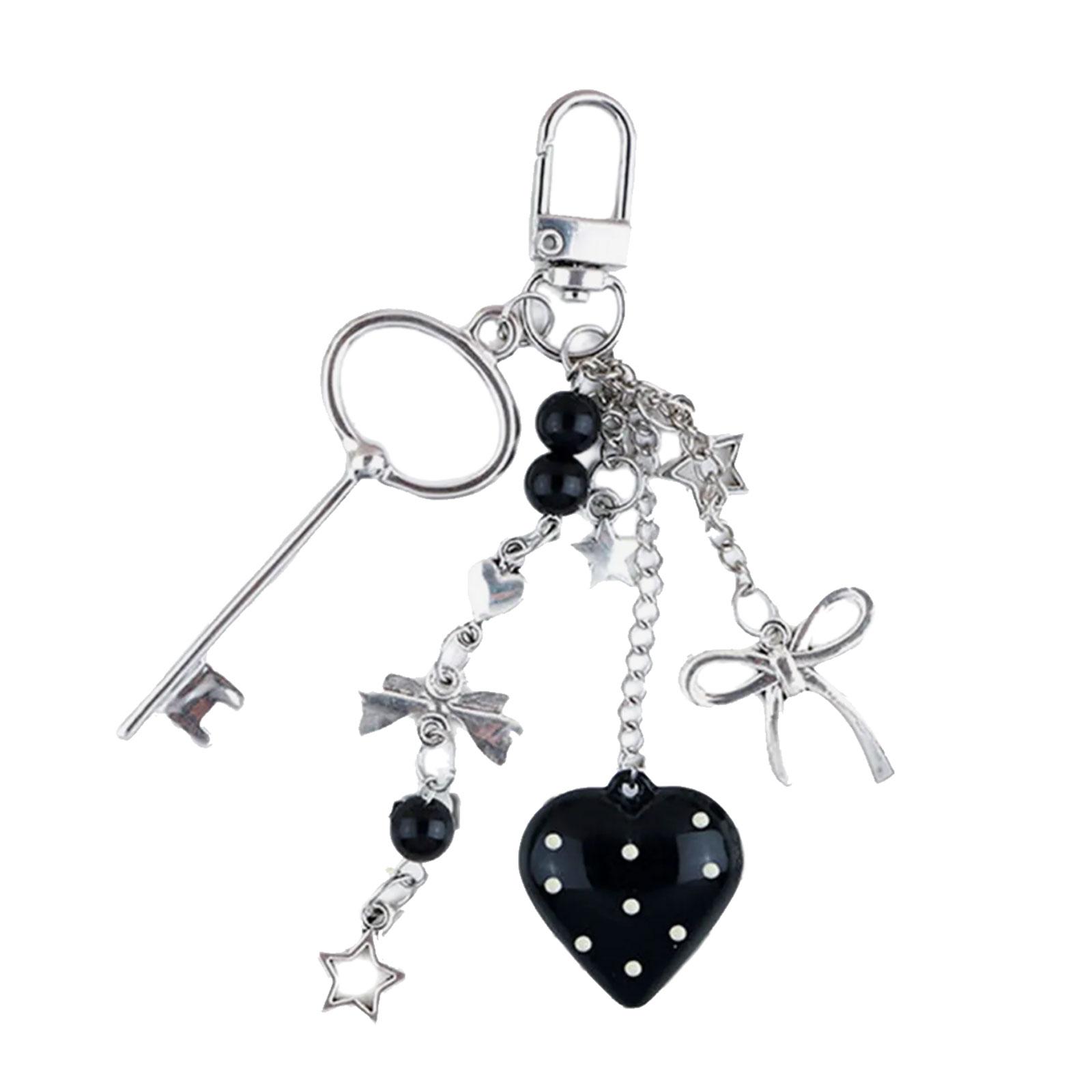 Элегантный сердечный бант-подвеска для ключей с подвеской-браслетом, прочное украшение для сумок для повседневного использования D
Элегантный сердечный бант-подвеска для ключей с подвеской-браслетом, прочное украшение для сумок для повседневного использования D