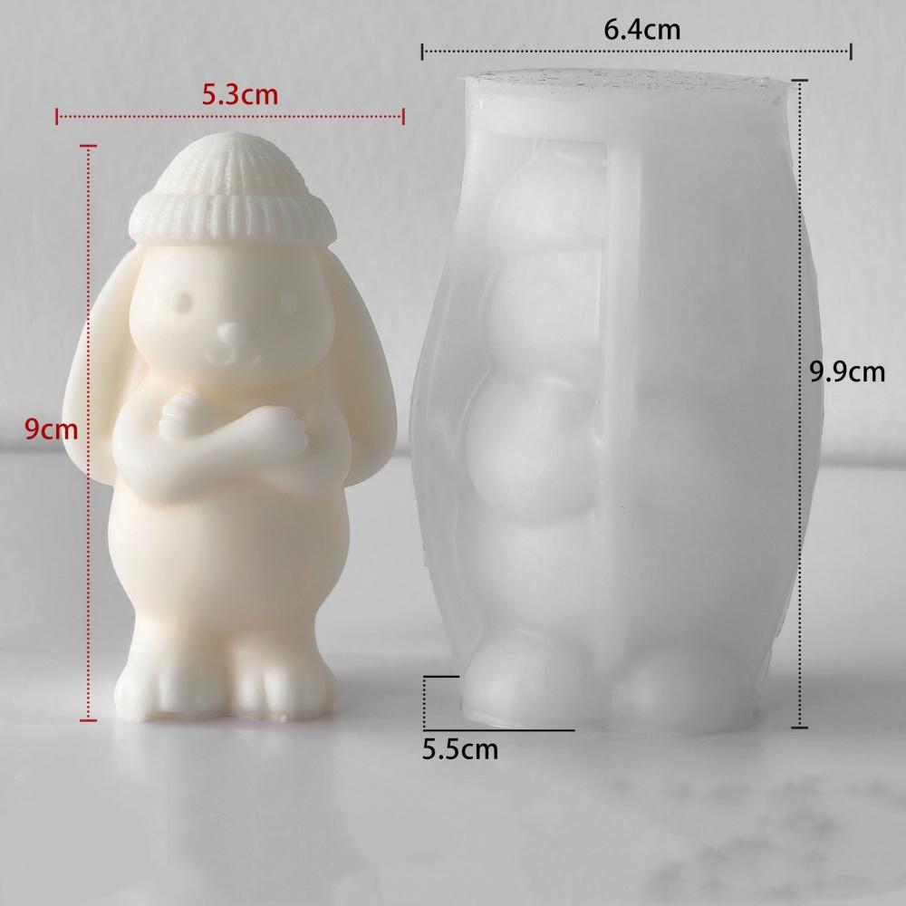 Cute Easter Rabbit Silicone Candle Mold 3D Cartoon Bunny DIY Crafts Plaster Resin Soap Candle Making Mould Home Decor Ornament
Cute Easter Rabbit Silicone Candle Mold 3D Cartoon Bunny DIY Crafts Plaster Resin Soap Candle Making Mould Home Decor Ornament