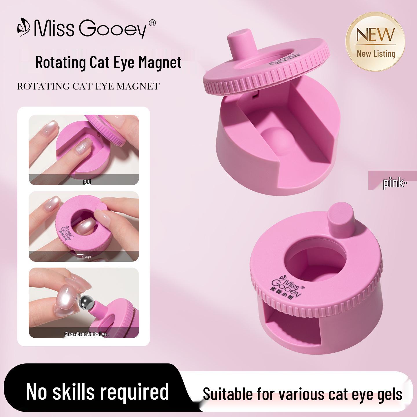Miss Honey Nail Art Glass Beads Cat Eye Magnetic Tool - Strong Magnet for Beginner Nail Designs
Miss Honey Nail Art Glass Beads Cat Eye Magnetic Tool - Strong Magnet for Beginner Nail Designs