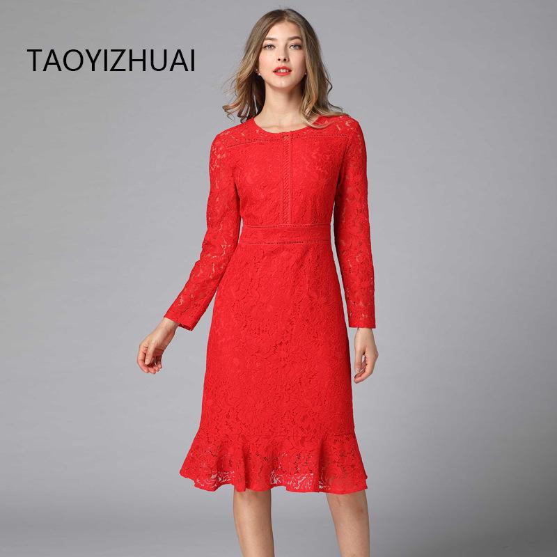 Chinese New Year Red Lace Waist-Hugging Fishtail Dress - Plus Size, Versatile for Spring/Autumn XXL красный
Chinese New Year Red Lace Waist-Hugging Fishtail Dress - Plus Size, Versatile for Spring/Autumn XXL красный