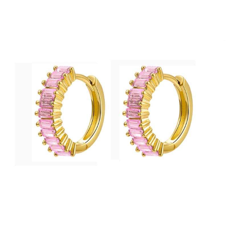 Fashion Round Hoop Earrings For Women Gold Copper Color CZ Crystal Huggie Daily Ear Buckle Wedding Zircon Gift Pendientes Mujer
Fashion Round Hoop Earrings For Women Gold Copper Color CZ Crystal Huggie Daily Ear Buckle Wedding Zircon Gift Pendientes Mujer