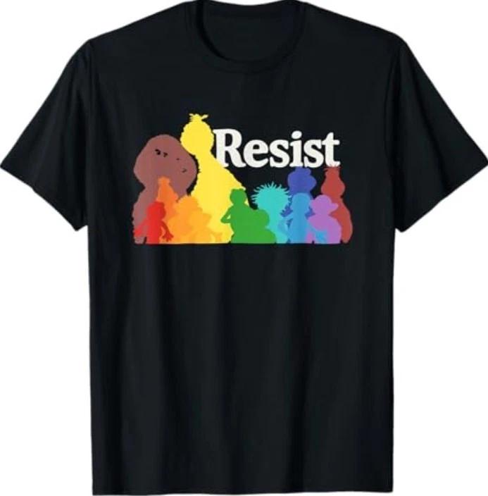Save P.B.S Resist Rainbow Character Graphic T-Shirt L
Save P.B.S Resist Rainbow Character Graphic T-Shirt L