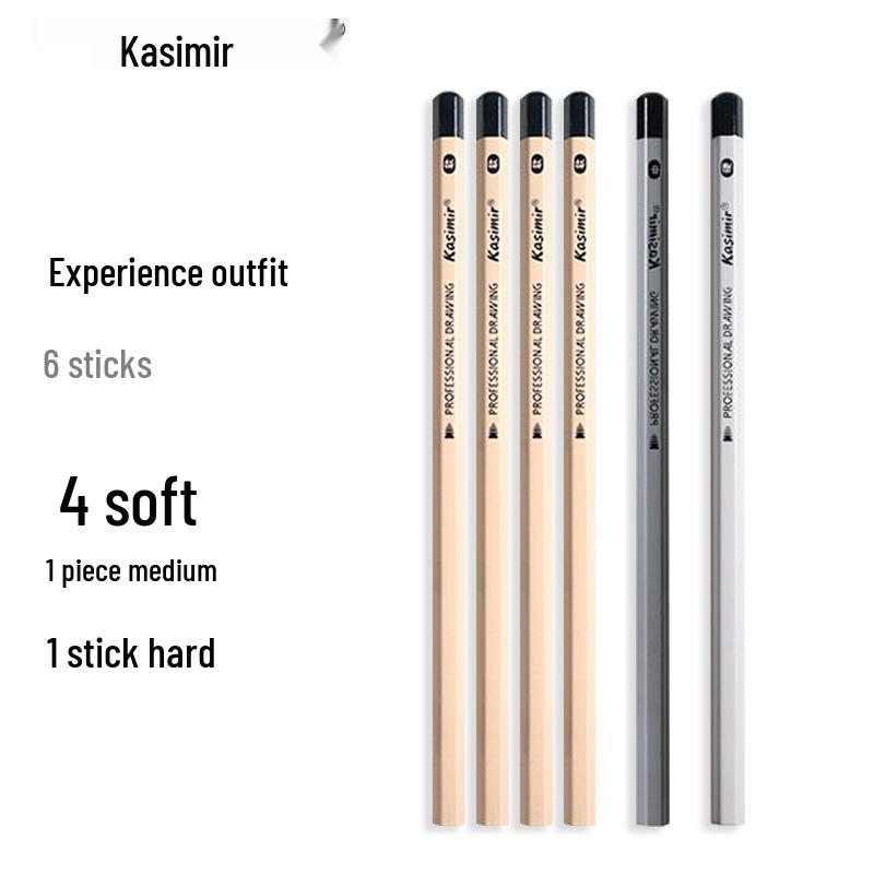 Casimir Charcoal Art Sketching Pencil Set: Extra Soft, Medium, and Hard Charcoal Pencils with Drawing Brush Other
Casimir Charcoal Art Sketching Pencil Set: Extra Soft, Medium, and Hard Charcoal Pencils with Drawing Brush Other