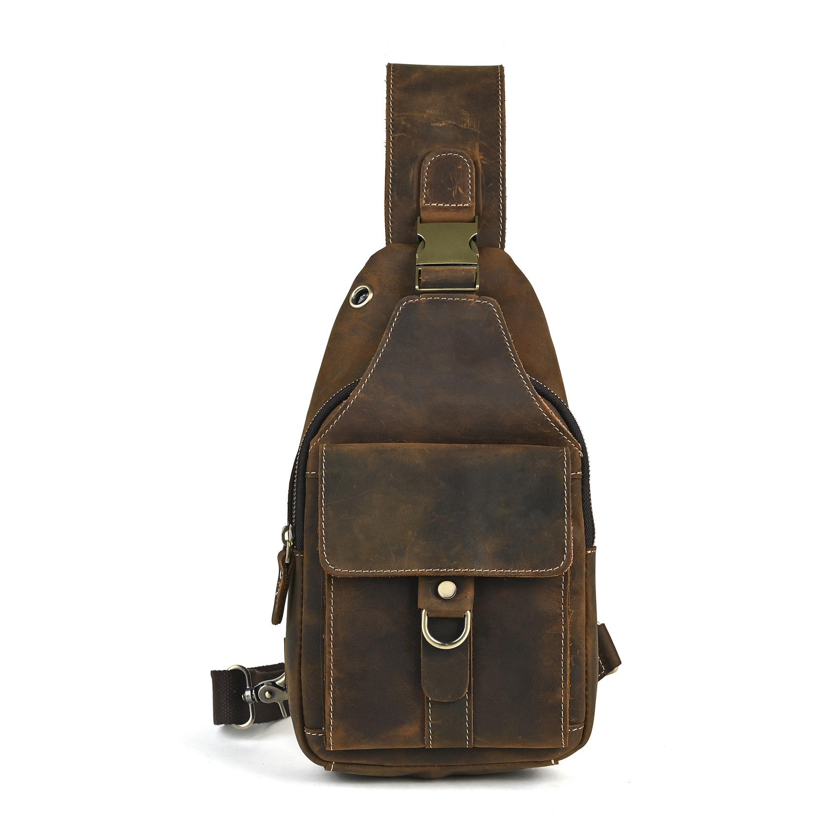 Men Crazy Horse Leather Chest Bags Vintage Multi-Pocket 8 Inch Shoulder Crossbody Bags Men Travel Waist Bags коричневый
Men Crazy Horse Leather Chest Bags Vintage Multi-Pocket 8 Inch Shoulder Crossbody Bags Men Travel Waist Bags коричневый