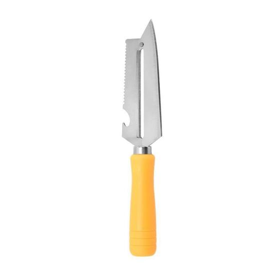 Multifunctional Vegetable Peeler with Comfort Handle Stainless Steel Curved Blade Built-in Bottle Opener Kitchen Tool for Apples Carrots Cucumbers жовтий
Multifunctional Vegetable Peeler with Comfort Handle Stainless Steel Curved Blade Built-in Bottle Opener Kitchen Tool for Apples Carrots Cucumbers жовтий