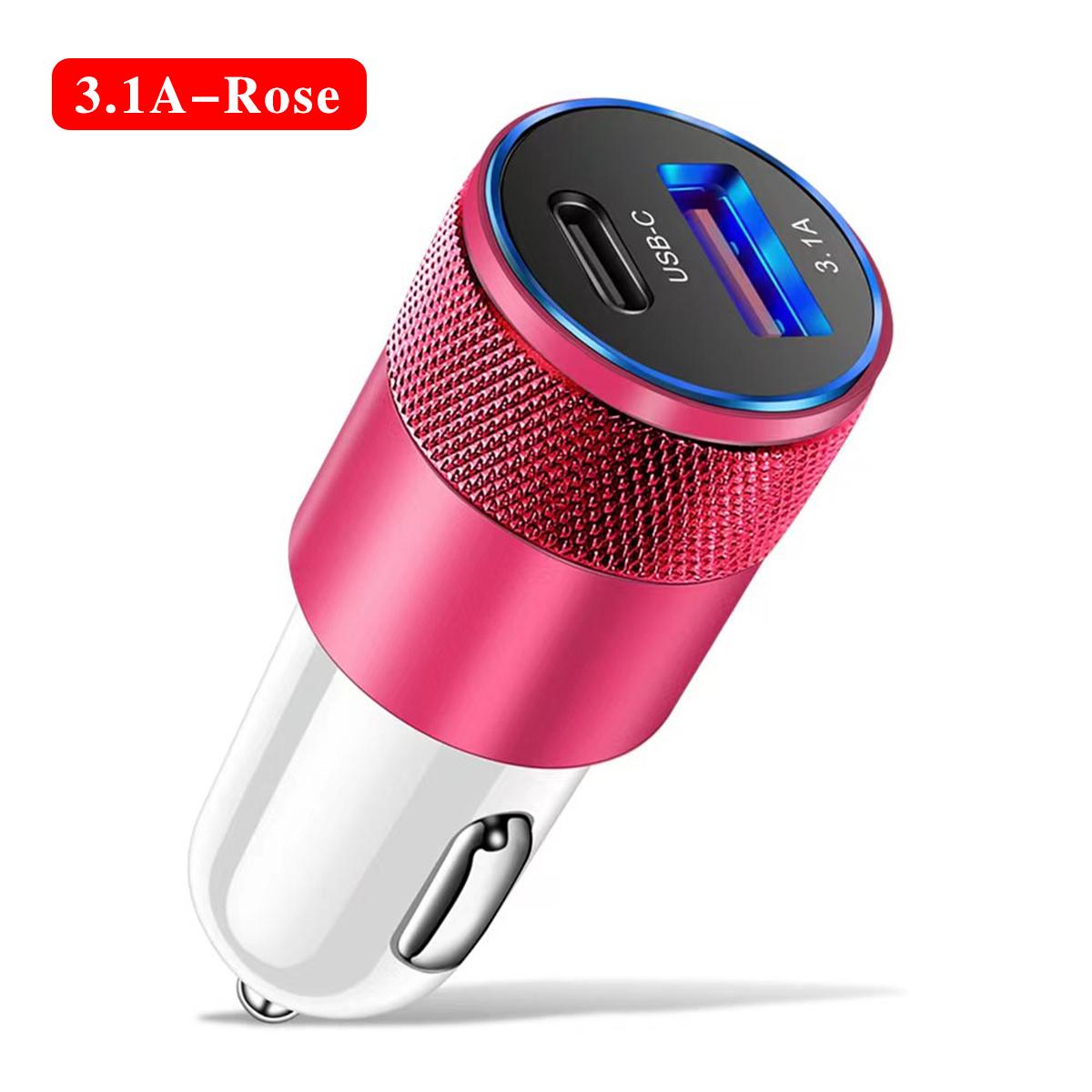 PD Car Charger 2 Ports Fast Charging PD+USB 3.1A QC 3.0 USB C Car Quick Charger Type C Adapter in Car For iPhone Samsung Xiaomi ярко-розовый
PD Car Charger 2 Ports Fast Charging PD+USB 3.1A QC 3.0 USB C Car Quick Charger Type C Adapter in Car For iPhone Samsung Xiaomi ярко-розовый
