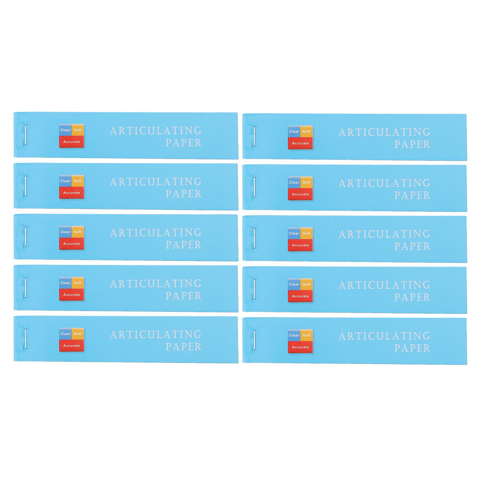 400pcs Blue Thin Dental Articulating Paper Double Side Bite Paper Strips Oral Articulating Paper
400pcs Blue Thin Dental Articulating Paper Double Side Bite Paper Strips Oral Articulating Paper