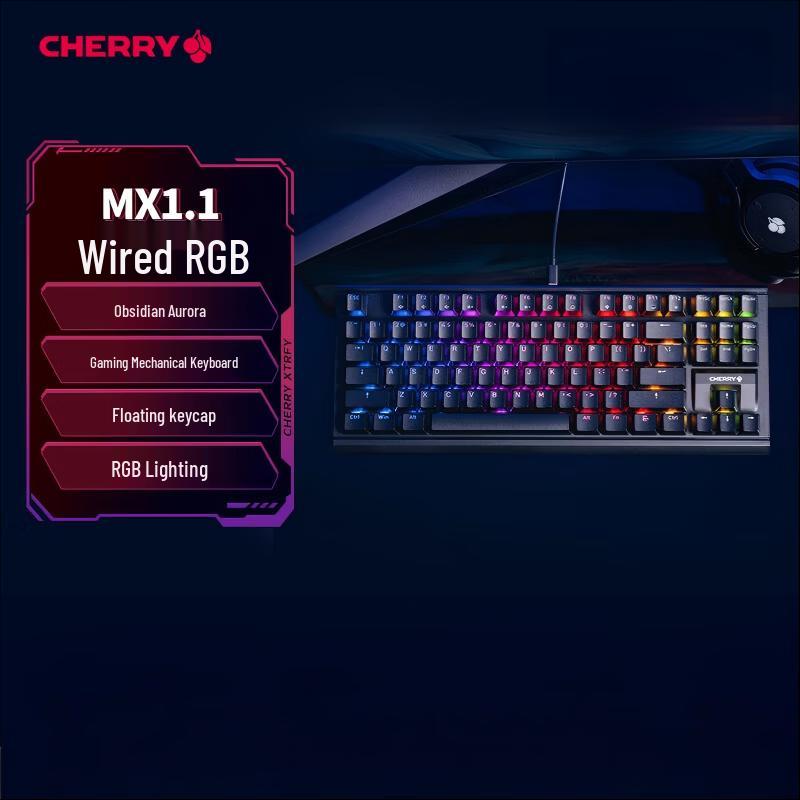 CHERRY MX 1.1 TKL RGB Mechanical Gaming Keyboard
CHERRY MX 1.1 TKL RGB Mechanical Gaming Keyboard