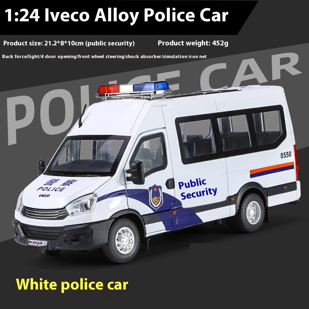 1:24 Scale IVECO Police Alloy Car Diecast Metal Model Sound Light Pull Back Toy Interior Ornaments Children Toy Gifts Doiplay
1:24 Scale IVECO Police Alloy Car Diecast Metal Model Sound Light Pull Back Toy Interior Ornaments Children Toy Gifts Doiplay