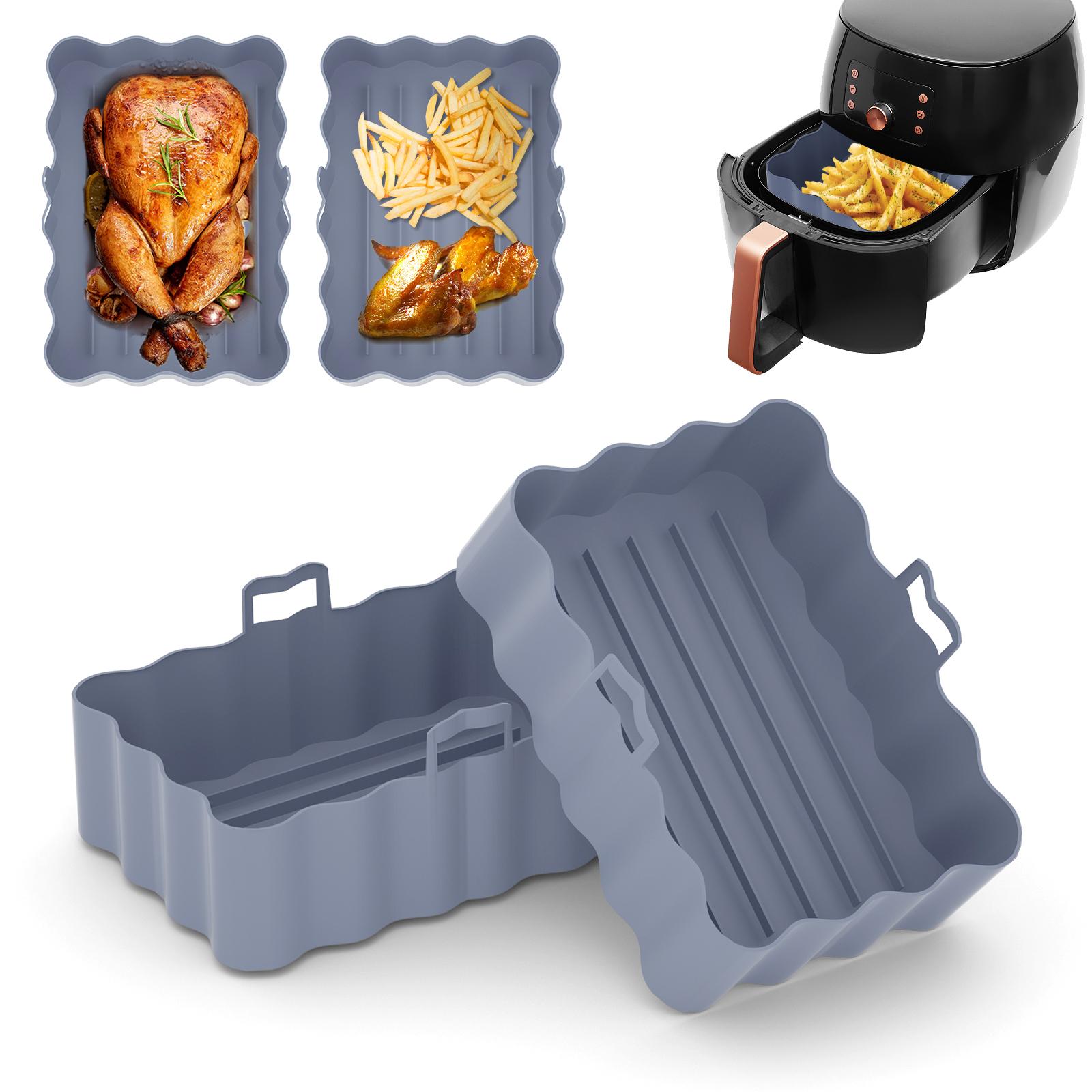 Ninja Dual Air Fryer Accessories,2 Pcs Silicone Air Fryer Liners,Reusable Air Fryer Silicone Pot
Ninja Dual Air Fryer Accessories,2 Pcs Silicone Air Fryer Liners,Reusable Air Fryer Silicone Pot