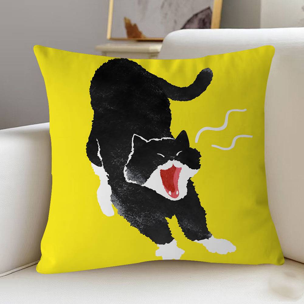 Cute Cartoon Cat Pillow Cover Sofa Cushion Cover Home Room Decoration Children Gift 12x12Inch
Cute Cartoon Cat Pillow Cover Sofa Cushion Cover Home Room Decoration Children Gift 12x12Inch