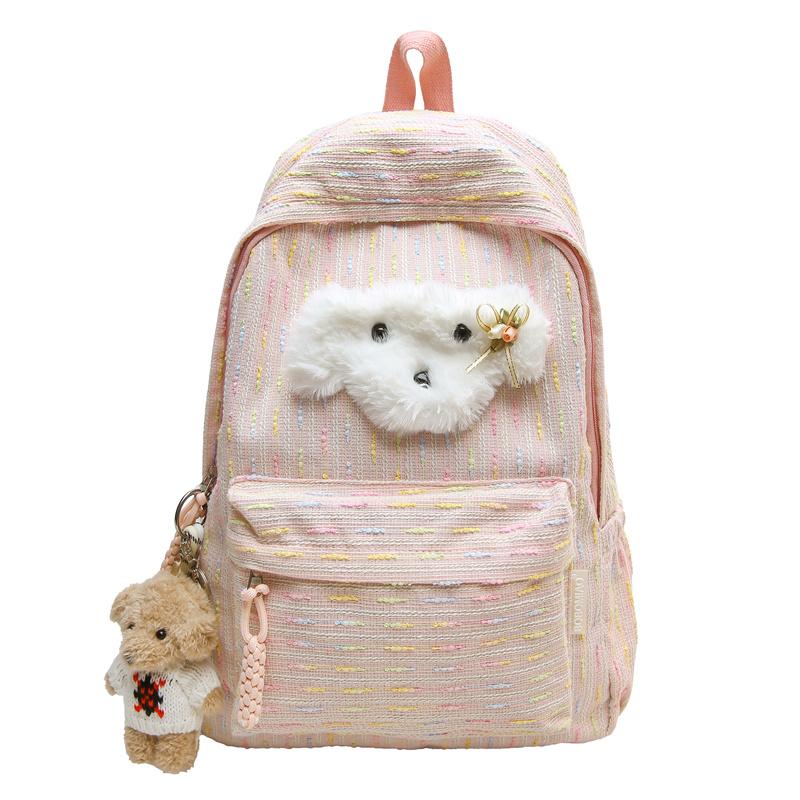 Студенческий школьный рюкзак женский большой емкости с рисунком собаки компьютерный рюкзак Small розовый
Студенческий школьный рюкзак женский большой емкости с рисунком собаки компьютерный рюкзак Small розовый