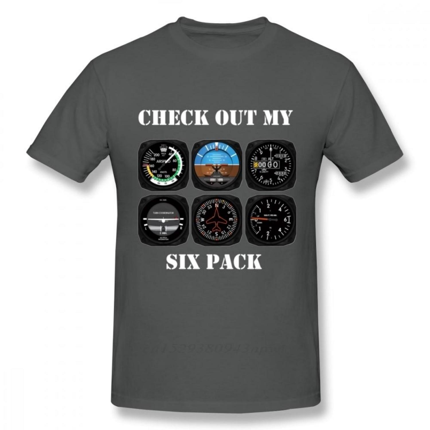 Awesome Aviation 6 Pack Instrument For Pilots T Shirt Graphic Print Camiseta Cotton Big Size Homme Tee Shirt S чёрный
Awesome Aviation 6 Pack Instrument For Pilots T Shirt Graphic Print Camiseta Cotton Big Size Homme Tee Shirt S чёрный