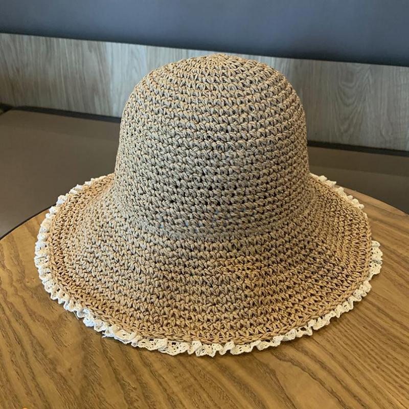 Summer Hats For Women Bucket Hat Lace Brim Foldable Sunshade Fisherman Cap Female Sun Hat Trendy Korean Beach Accessories New 56-58cm хакі
Summer Hats For Women Bucket Hat Lace Brim Foldable Sunshade Fisherman Cap Female Sun Hat Trendy Korean Beach Accessories New 56-58cm хакі