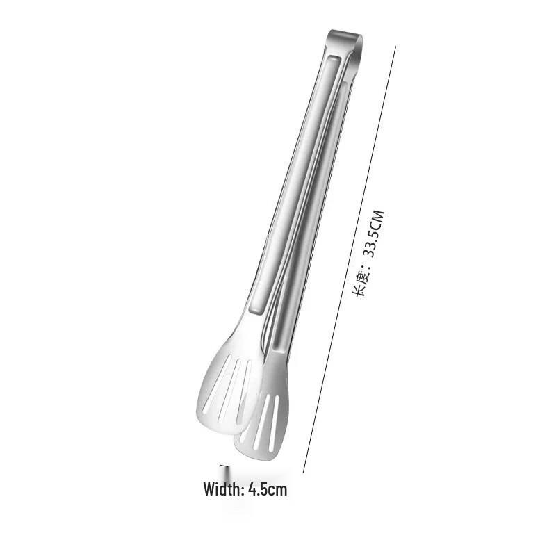 14-inch 304 Stainless Steel Food Tongs Set (2-Pack)
14-inch 304 Stainless Steel Food Tongs Set (2-Pack)