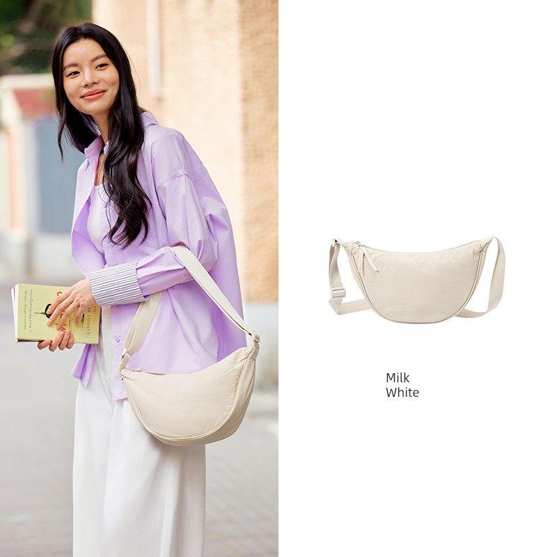 Senma Bag Messenger Bag Women 2025 New Chest Bag Macaron Color Dumpling Bag Japan fashion Simple Waist Bag Shoulder Bag Milk White 10501
Senma Bag Messenger Bag Women 2025 New Chest Bag Macaron Color Dumpling Bag Japan fashion Simple Waist Bag Shoulder Bag Milk White 10501