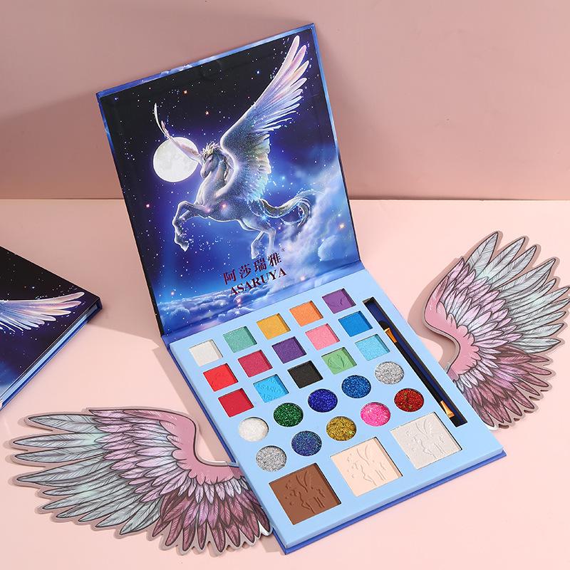 Ashariya 28-Color Cartoon Eyeshadow Palette: Shimmer, Matte & Glitter for Students & Stage Makeup 35g
Ashariya 28-Color Cartoon Eyeshadow Palette: Shimmer, Matte & Glitter for Students & Stage Makeup 35g