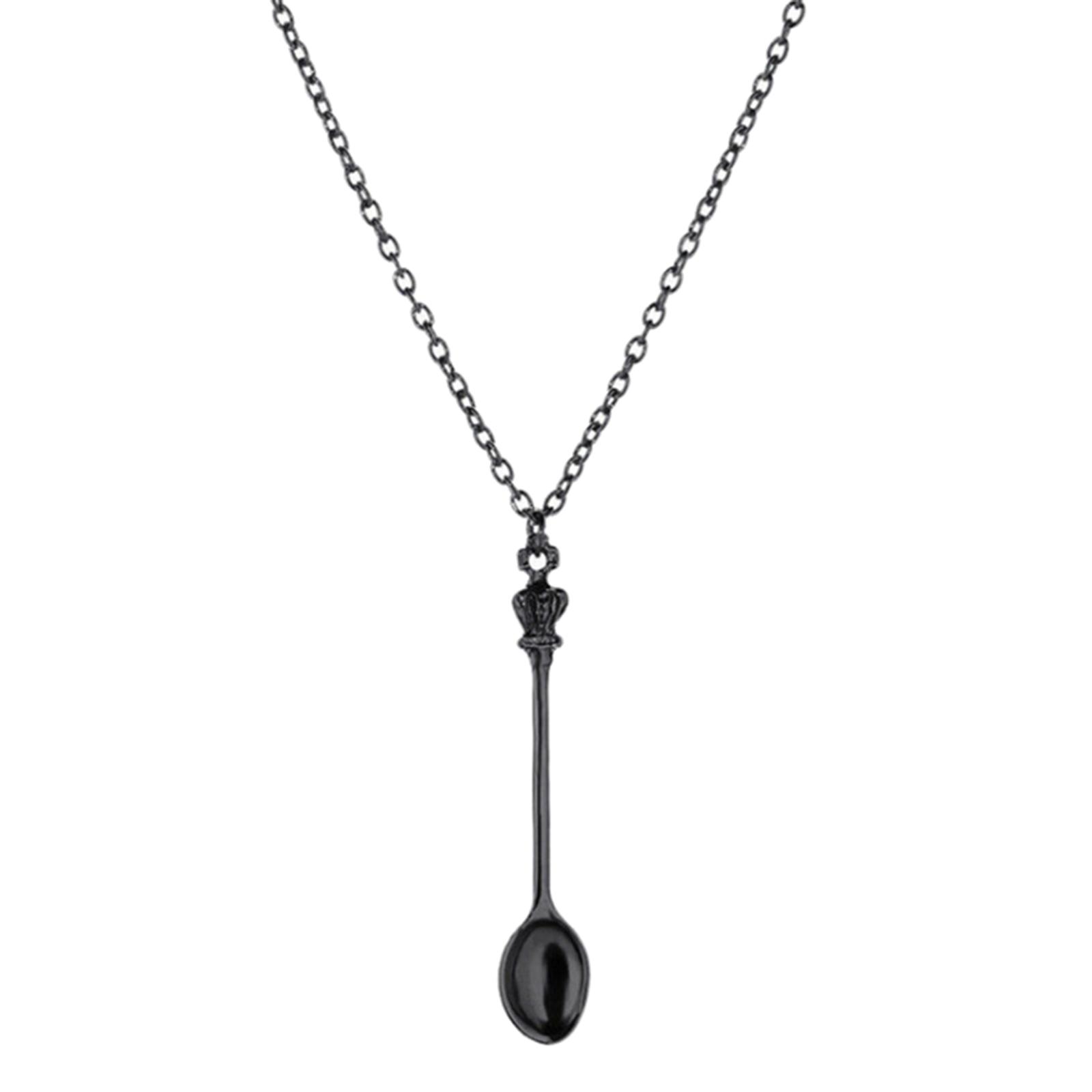 4 Colors Spoon Necklace Spice Spoon Necklace Adjustable Mini Crowns Spoon Necklace Vintage Mini Spoon Pendant чорний
4 Colors Spoon Necklace Spice Spoon Necklace Adjustable Mini Crowns Spoon Necklace Vintage Mini Spoon Pendant чорний