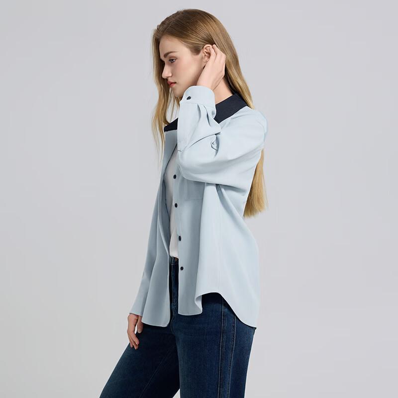 Color Block Patchwork Workwear Long Sleeve Shirt Jacket L
Color Block Patchwork Workwear Long Sleeve Shirt Jacket L