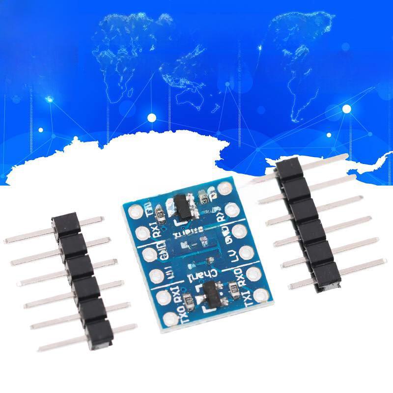 I2C Level Converter Module, 5-3V Compatible, 2-Way Sensor Module, by SUNLEPHANT IIC I2C Level Shifter
I2C Level Converter Module, 5-3V Compatible, 2-Way Sensor Module, by SUNLEPHANT IIC I2C Level Shifter