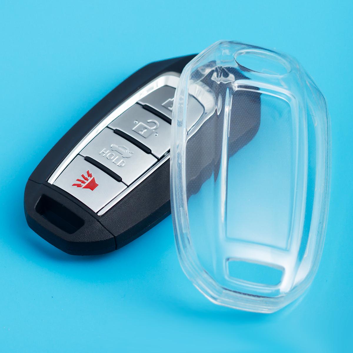 Slim Car Key Fob Case Cover Keychain Holder For Infiniti Q50 Q60 QX50 QX55 QX60 Accessories Black Transparent
Slim Car Key Fob Case Cover Keychain Holder For Infiniti Q50 Q60 QX50 QX55 QX60 Accessories Black Transparent