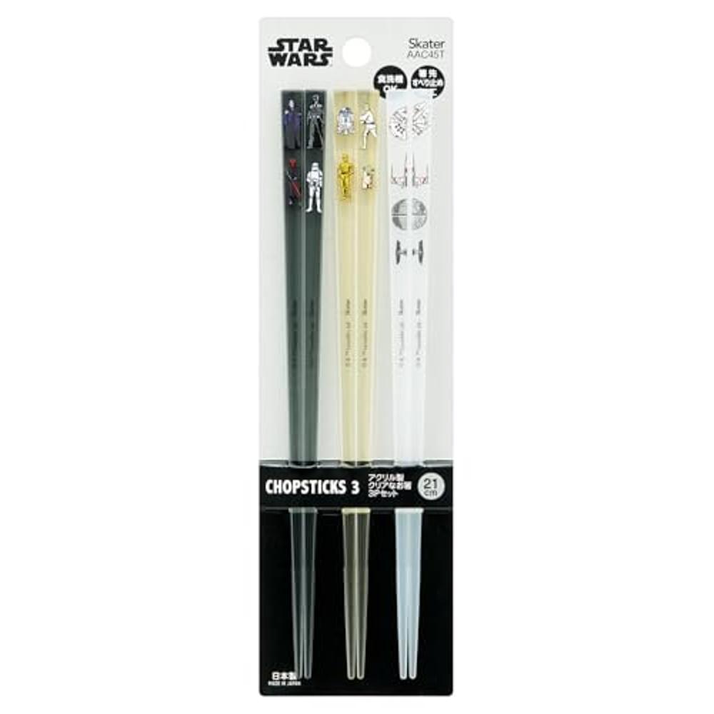 Skater Acrylic Chopsticks 21cm Dishwasher Safe Plastic Adult 3 Set STAR WARS AAC45T-A
Skater Acrylic Chopsticks 21cm Dishwasher Safe Plastic Adult 3 Set STAR WARS AAC45T-A
