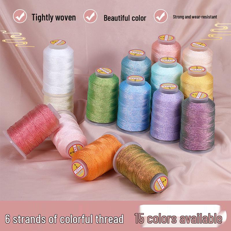 Medium Chameleon Iridescent Thread - 6 Strands for DIY Weaving, Tassel, Fringe, Knotting, Beading, and Jewelry Accessories
Medium Chameleon Iridescent Thread - 6 Strands for DIY Weaving, Tassel, Fringe, Knotting, Beading, and Jewelry Accessories