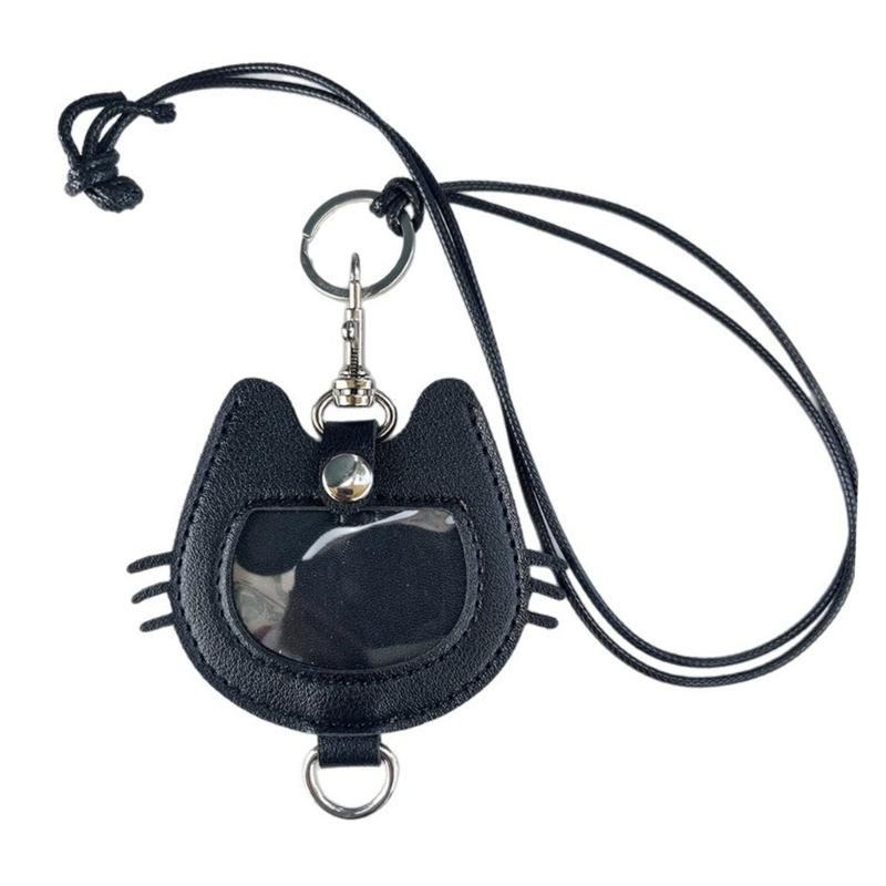 Elegant Cats Face Charm Necklace Skin Friendly PU Leather Chain With Practical Pocket for Casual Wear чорний
Elegant Cats Face Charm Necklace Skin Friendly PU Leather Chain With Practical Pocket for Casual Wear чорний