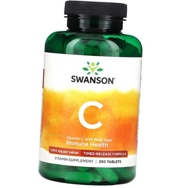 Витамин С с Шиповником с замедленным высвобождением, Vitamin C with Rose Hips 1000 Timed Release Formula, Swanson 250таб (36280216) 250tab
Витамин С с Шиповником с замедленным высвобождением, Vitamin C with Rose Hips 1000 Timed Release Formula, Swanson 250таб (36280216) 250tab