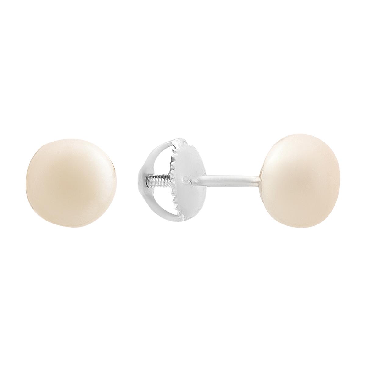 Silver earrings with natural pearls (2207672) білий
Silver earrings with natural pearls (2207672) білий