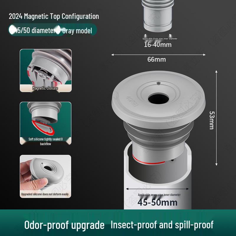 Силиконовая заглушка для кухонного слива и стиральной машины - Крышка против запаха
Силиконовая заглушка для кухонного слива и стиральной машины - Крышка против запаха