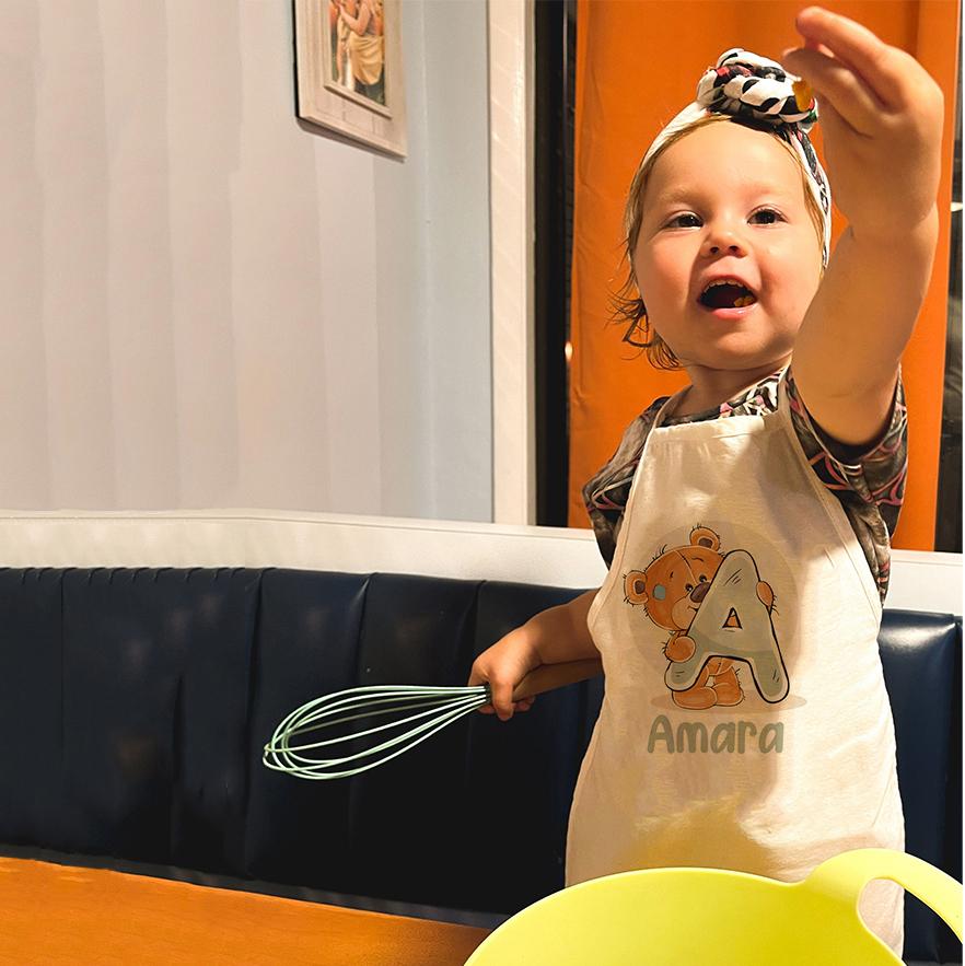 Personalized Apron for Kids Cooking Kitchen Gift Cute Bear initial and name Children Apron for Girls and Boy Cooking Utensils
Personalized Apron for Kids Cooking Kitchen Gift Cute Bear initial and name Children Apron for Girls and Boy Cooking Utensils