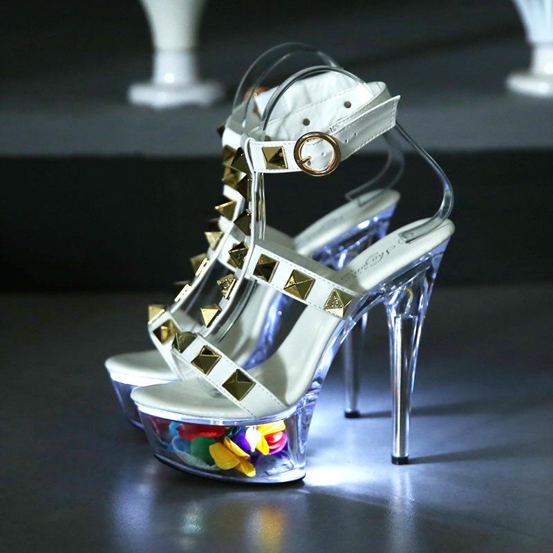 190 серия, туфли на каблуке 3/4,5 см, платформе, 13/15 см, со светодиодной подсветкой, для ночного клуба, женские сандалии на прозрачном каблуке с рыбьим носком, LFD 34 белый
190 серия, туфли на каблуке 3/4,5 см, платформе, 13/15 см, со светодиодной подсветкой, для ночного клуба, женские сандалии на прозрачном каблуке с рыбьим носком, LFD 34 белый