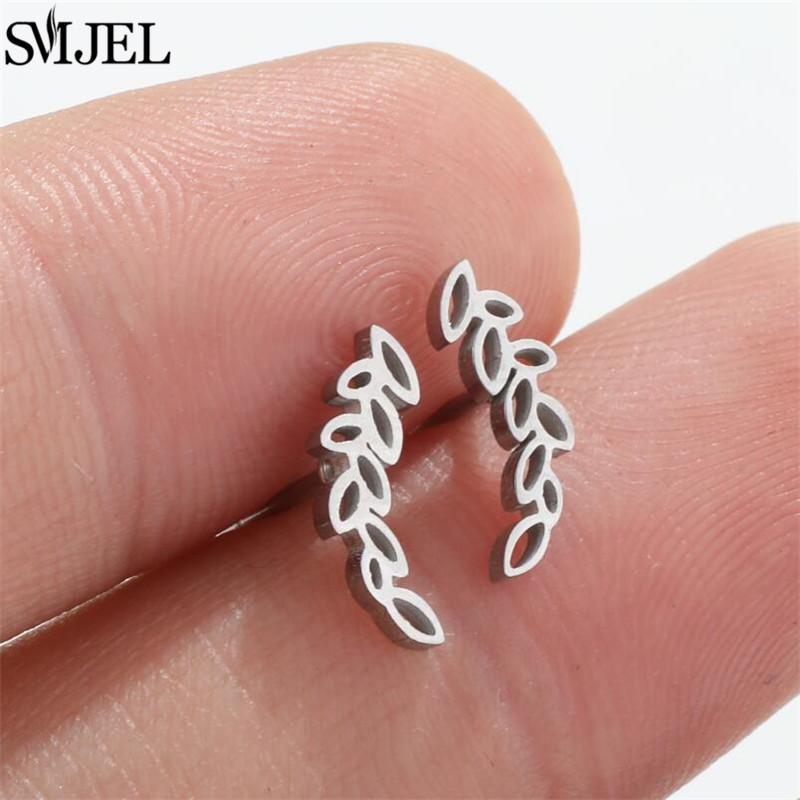 Fashion Stainless Steel Piercing Stud Earrings for Women Leaves Boots Star Cactus Music Small Earings Girls Cartilage Ear Studs Gold Color
Fashion Stainless Steel Piercing Stud Earrings for Women Leaves Boots Star Cactus Music Small Earings Girls Cartilage Ear Studs Gold Color