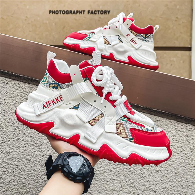 2 new personalized dad shoes men s heightening fried street spring and autumn men s shoes platform casual 44 червоний
2 new personalized dad shoes men s heightening fried street spring and autumn men s shoes platform casual 44 червоний