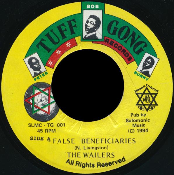 7inch Record WAILERS - False Beneficiaries / Coolie Plum T SLMCTG001 Tuff Gong 1994 Jamaica Reggae, Ska & Dub Used
7inch Record WAILERS - False Beneficiaries / Coolie Plum T SLMCTG001 Tuff Gong 1994 Jamaica Reggae, Ska & Dub Used