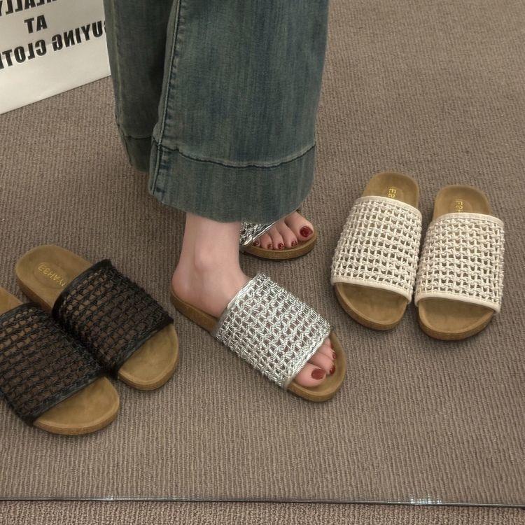 Французские плетеные удобные полушлепанцы для верхней одежды женская обувь лето 2025 новые дышащие полые повседневные римские сандалии 40 чёрный
Французские плетеные удобные полушлепанцы для верхней одежды женская обувь лето 2025 новые дышащие полые повседневные римские сандалии 40 чёрный