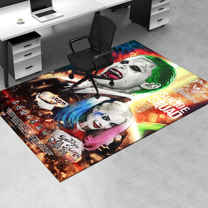 Suicide Squad Joker & Harley Quinn Poster Print Office Mat Home Decor Office Desk Chair Rugs Chair Carpet for office Chair Mat Gift For Hall 60cm by 90cm
Suicide Squad Joker & Harley Quinn Poster Print Office Mat Home Decor Office Desk Chair Rugs Chair Carpet for office Chair Mat Gift For Hall 60cm by 90cm