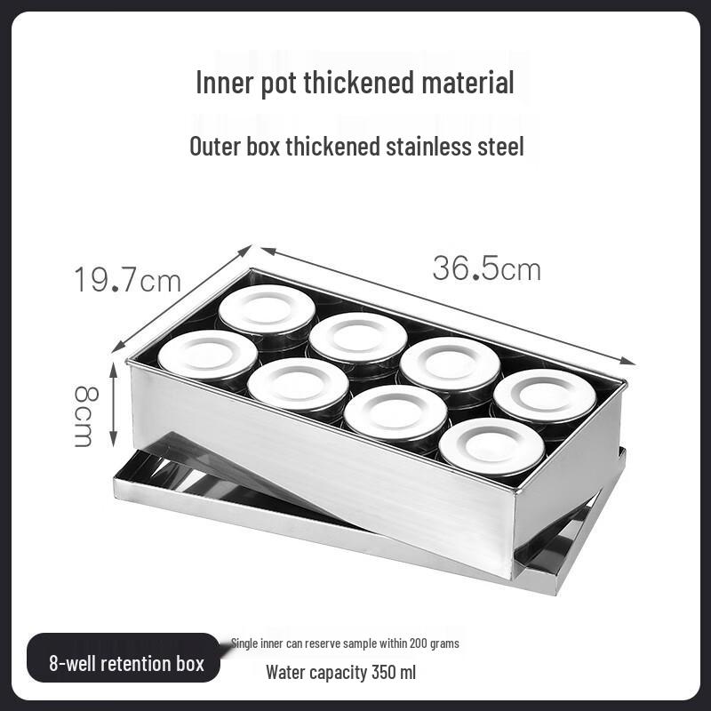Stainless Steel Food Sample Retainer Set
Stainless Steel Food Sample Retainer Set