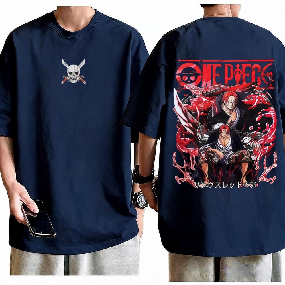 One Piece Shanks TShirt Unisex Y2K Anime Graphic Print Pure Cotton Crew Neck Casual High Street Fashion Tops For Men Women S
One Piece Shanks TShirt Unisex Y2K Anime Graphic Print Pure Cotton Crew Neck Casual High Street Fashion Tops For Men Women S
