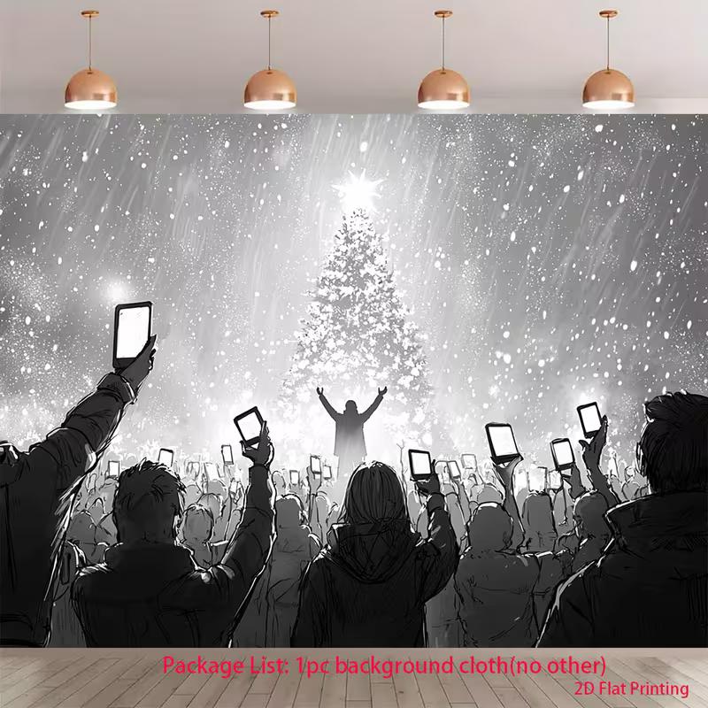 2D Winter Snowflake Christmas Party Backdrop Cloth for Photo Booth 47.2x31.5inch/120*80cm
2D Winter Snowflake Christmas Party Backdrop Cloth for Photo Booth 47.2x31.5inch/120*80cm
