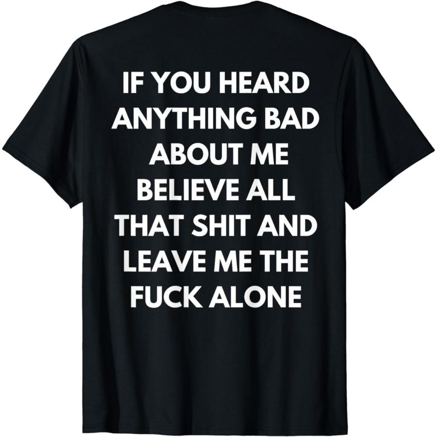 SykForn If You Heard Anything Bad About Me Believe All That Shit T-Shirt XXXXXL різнокольоровий
SykForn If You Heard Anything Bad About Me Believe All That Shit T-Shirt XXXXXL різнокольоровий