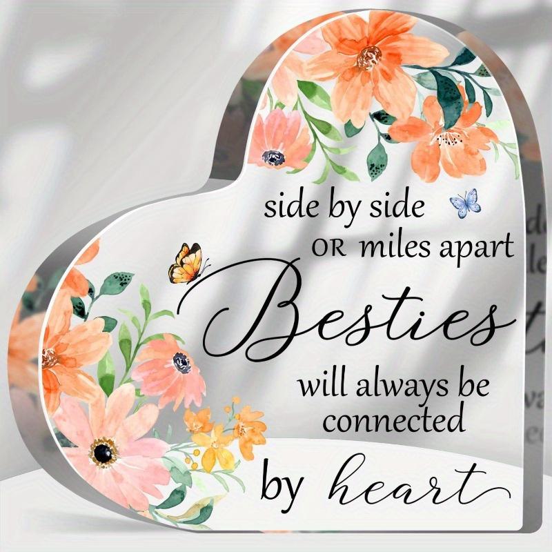 Сердце дружбы на расстоянии. Акриловый сувенир с цветочным узором «Всегда на связи» для лучших подруг. чистый
Сердце дружбы на расстоянии. Акриловый сувенир с цветочным узором «Всегда на связи» для лучших подруг. чистый