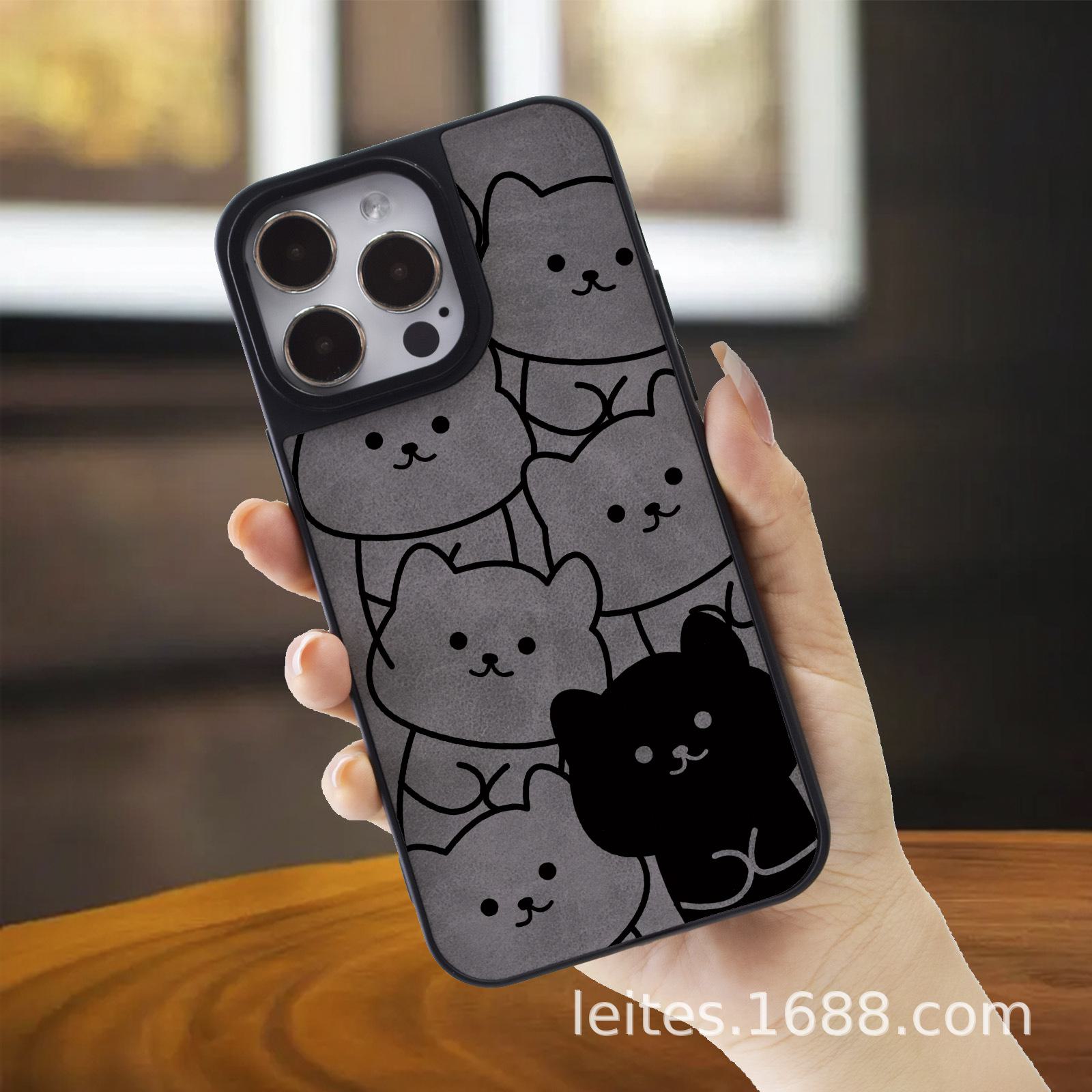Кожаный защитный чехол с милым мультяшным узором для Apple iPhone 15 — Прямая поставка, дизайн «два в одном» iPhone 14 Plus чёрный
Кожаный защитный чехол с милым мультяшным узором для Apple iPhone 15 — Прямая поставка, дизайн «два в одном» iPhone 14 Plus чёрный