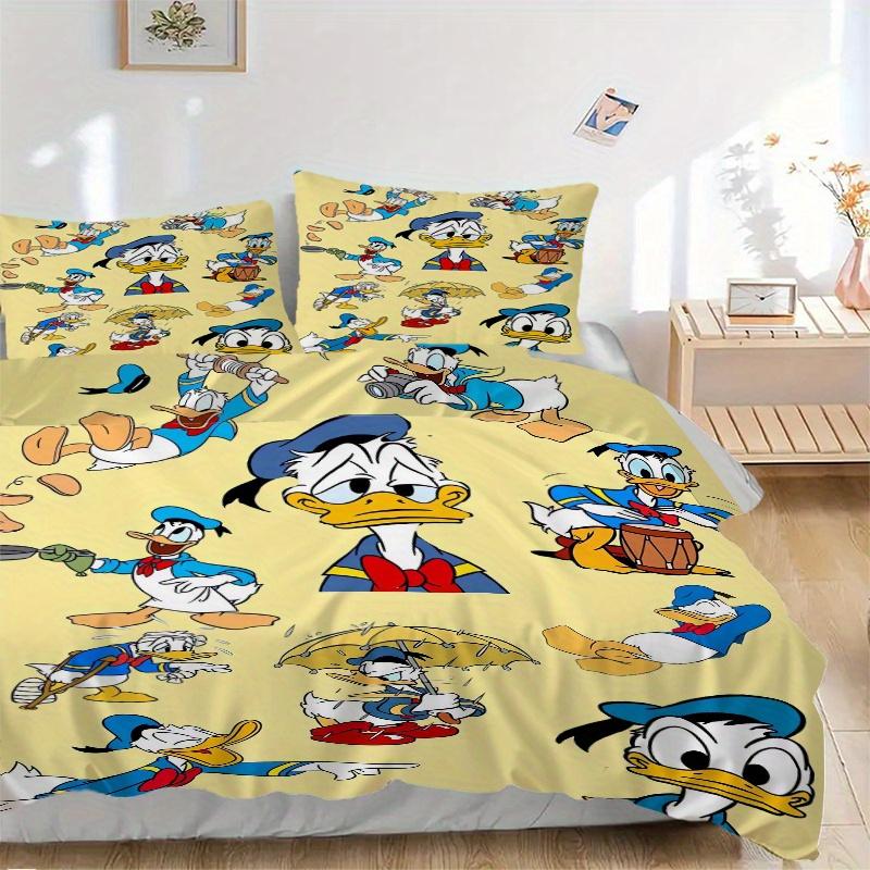 3pcs Donald Duck Character Quilt Set, Soft and Comfortable Bedroom, Guest Room and Dorm Decor Bedding Set 1 Quilt Cover + 2 Pillowcases.W041 135x200cm
3pcs Donald Duck Character Quilt Set, Soft and Comfortable Bedroom, Guest Room and Dorm Decor Bedding Set 1 Quilt Cover + 2 Pillowcases.W041 135x200cm