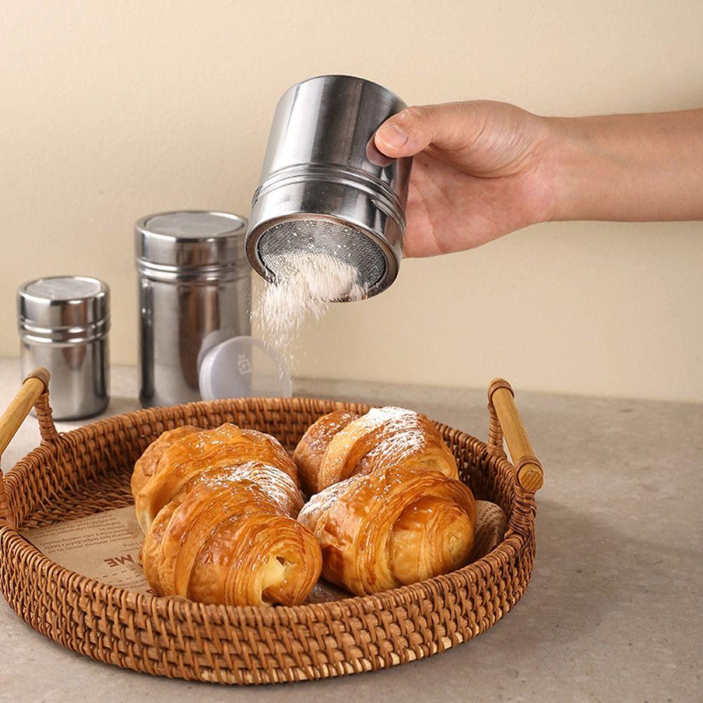 Stainless Steel Shaker Multifunctional Sugar Powder Sieve New Coffee Sieve 11.3x 6.5cm
Stainless Steel Shaker Multifunctional Sugar Powder Sieve New Coffee Sieve 11.3x 6.5cm