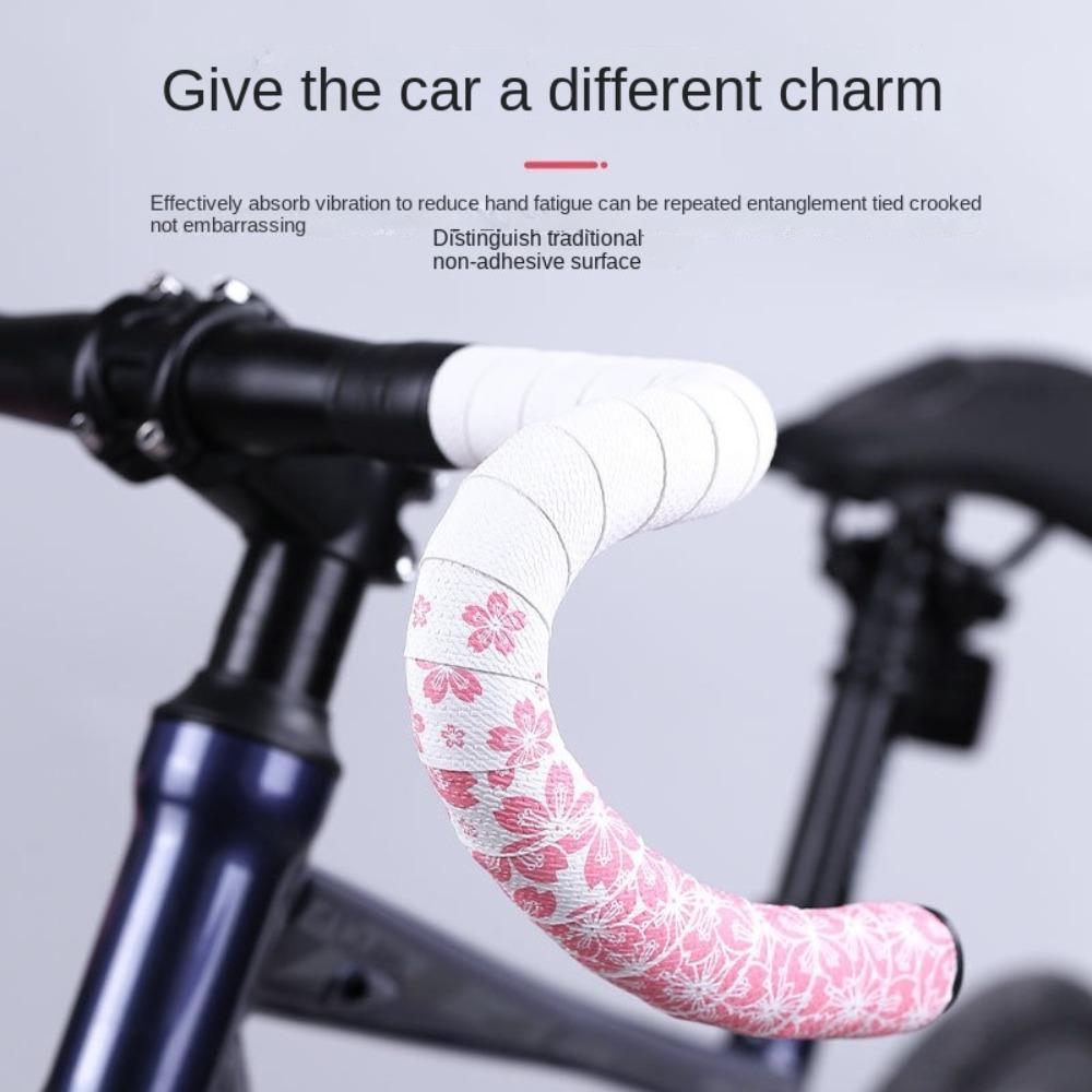 PU EVA Sakura Bike Handlebar Tape With 2 Plugs Bicycle Handle Bar Belt Cycling Accessories білий/чорний
PU EVA Sakura Bike Handlebar Tape With 2 Plugs Bicycle Handle Bar Belt Cycling Accessories білий/чорний