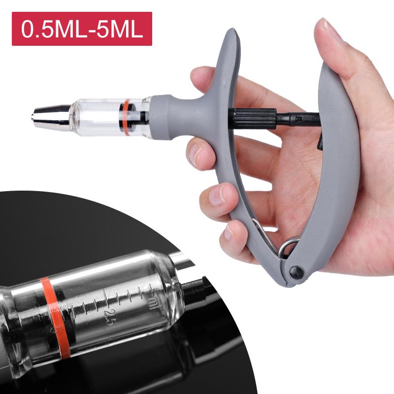 2ml/5ml Livestock Continuous Injector Animal Adjustable Vaccine Syringe for Pigs Cattle Sheep Chicken Poultry Farm Tools
2ml/5ml Livestock Continuous Injector Animal Adjustable Vaccine Syringe for Pigs Cattle Sheep Chicken Poultry Farm Tools