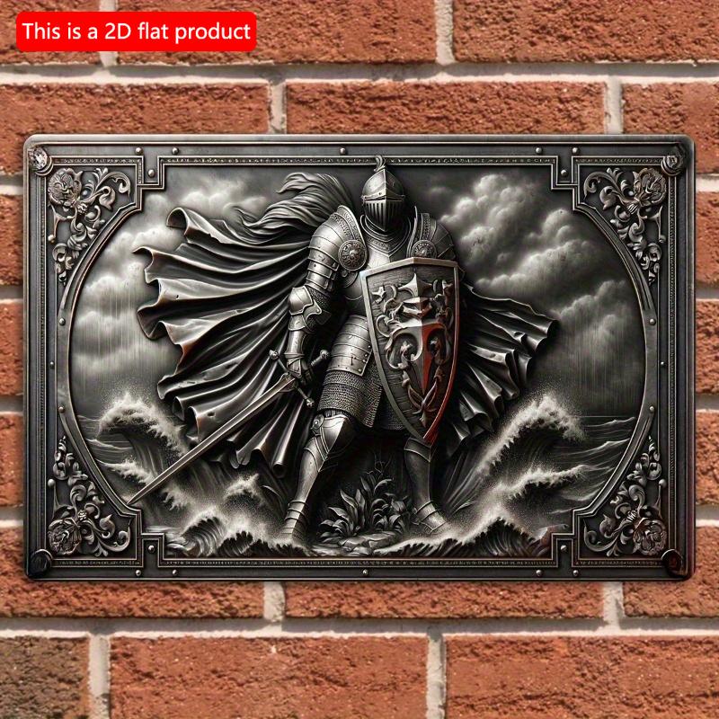 2d Flat 30*20cm, Vintage Wooden Sign, Medieval Knight Wall Art, Suitable for Indoor and Outdoor Use, Home, Bar, Club, Decor. 30*20cm
2d Flat 30*20cm, Vintage Wooden Sign, Medieval Knight Wall Art, Suitable for Indoor and Outdoor Use, Home, Bar, Club, Decor. 30*20cm